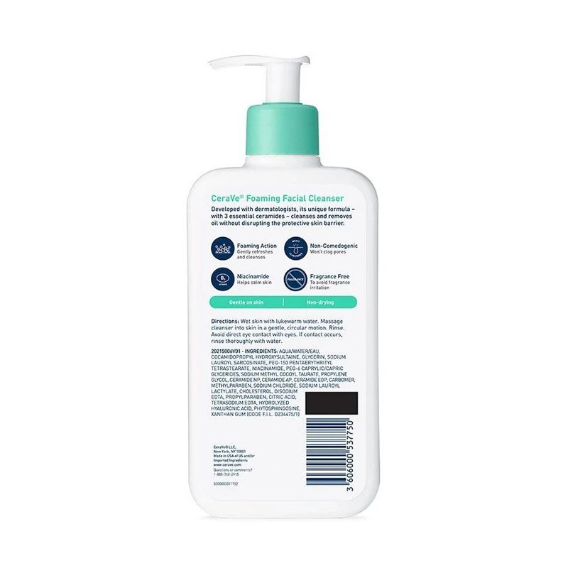 Cerave Foaming Facial Cleanser