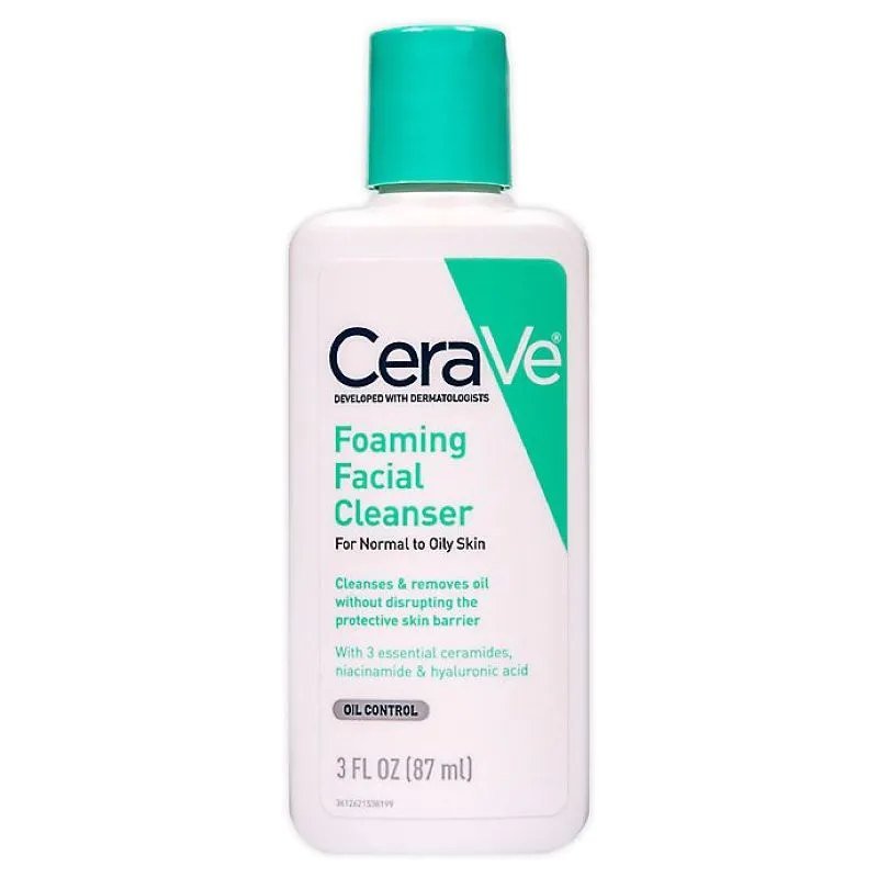 CeraVe foaming facial cleanser