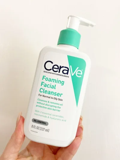 CeraVe foaming facial cleanser