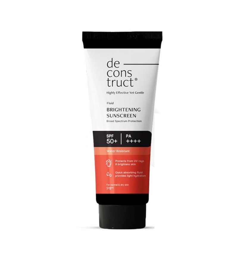 Deconstruct Fluid Brightening Sunscreen with spf 50+